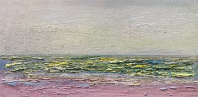 " Noordzee en strand " 50 x 100 cm